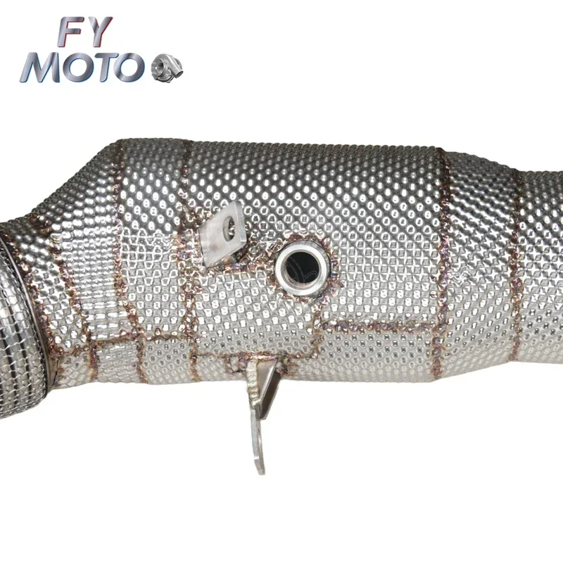 أنبوب سفلي ممهد لـ B48 F32 F33 F36 420i 430i 430ix 2.0T 2017+ مع درع حراري #5