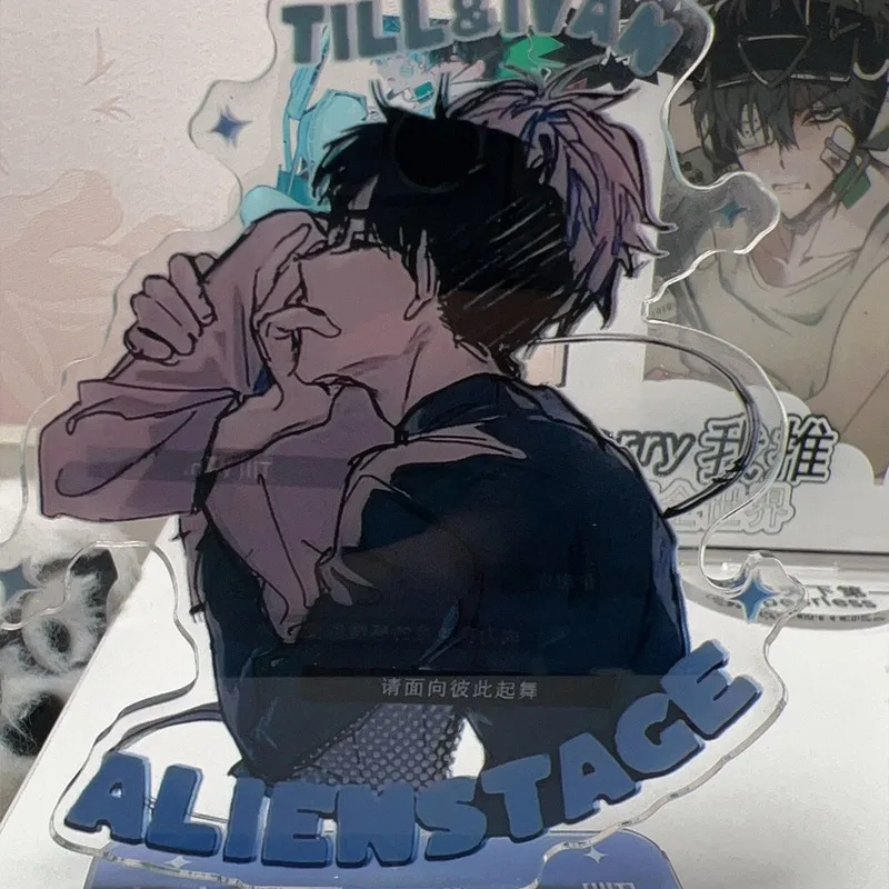 Alien Stage Gift Toy Figures Acrylic Stand Ivan Till Anime Model Action Figure Ornament Accessories Models Desktop ornament