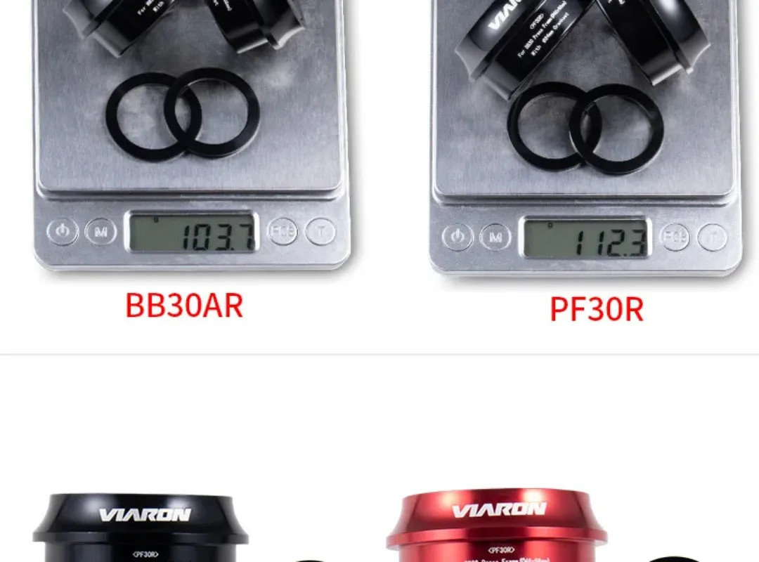 VIARON BB30 PF30 24mm Pressfit-Innenlager mit gedichteten Lagern für MTB und Rennrad, Pressfit-Innenlager für Shimano-Kurbelgarnituren – Detail 5