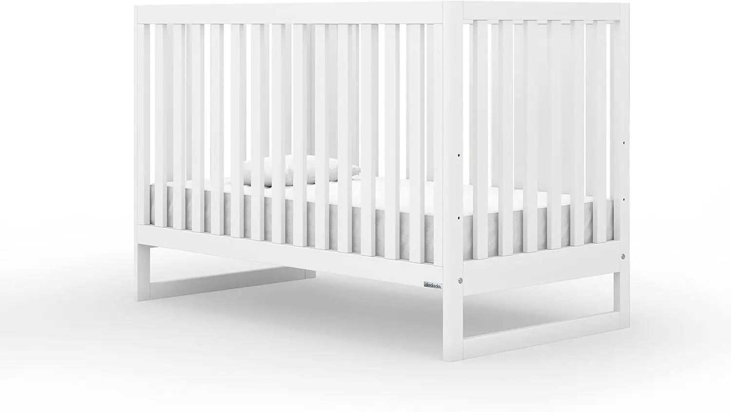 

dadada Baby’s 3-in-1 Austin Convertible Crib - Newborn Essentials Baby Bed Fits Standard Crib Mattress - Adjustable Bed Base