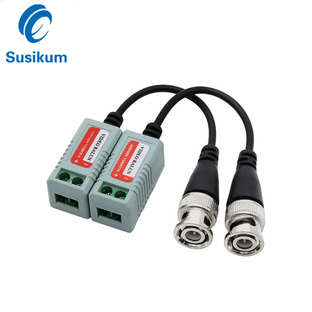 

Разъем BNC Video Balun, пассивный трансивер, 5 МП, UTP Balun, штекер, кабель BNC CAT5 для CCTV AHD/CVI/TVI/CVBS, аксессуары для камер