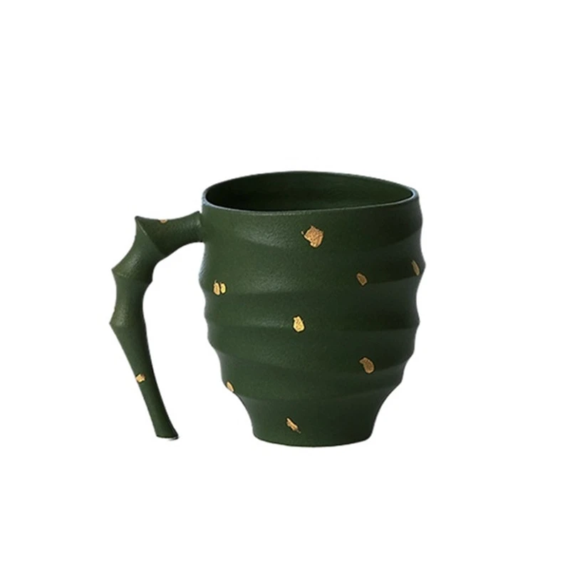 كوب قهوة سيراميك فاخر خفيف للمكتب والشاي بعد الظهر وأكواب لاتيه على الطراز الشمالي وهدايا حليب الشوفان والإفطار المنزلي