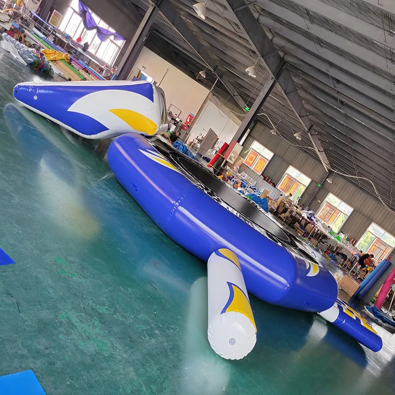 Inflatable Water Games Trampoline Sea Park Water Entertainment Inflatable Trampoline Inflatable Cushion Inflatable Balance