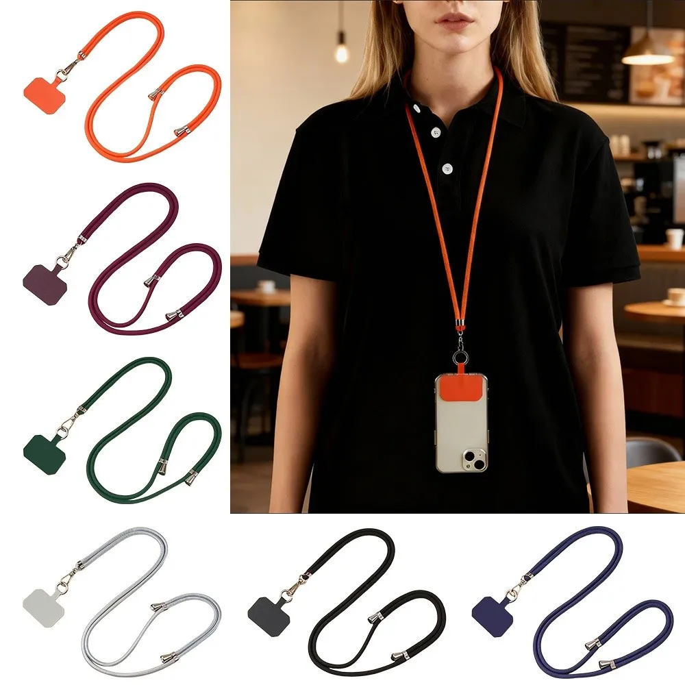 Universal With Patch Crossbody Lanyard Adjustable Anti-lost Phone Lanyards Neck Ropes Outdoor
