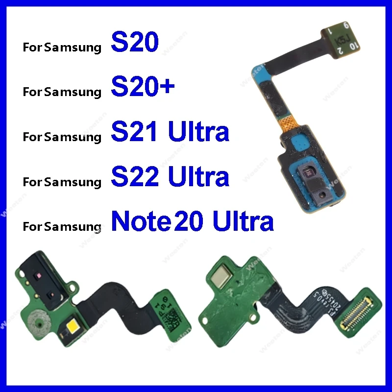 

Датчик приближения окружающего освещения для Samsung Galaxy S20 S20 + S21 S22 Ultra Note20 Ультралегкий датчик приближения, гибкий кабель