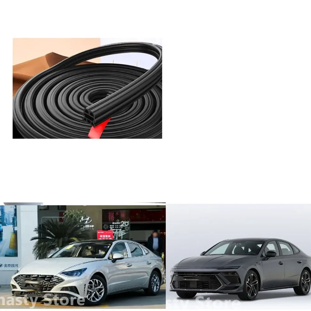 

The Door Sealing Strip Is Suitable For Hyundai Sonata 2020-2024 Car Sound Insulation Whole Car Dustproof Decoration Accessories