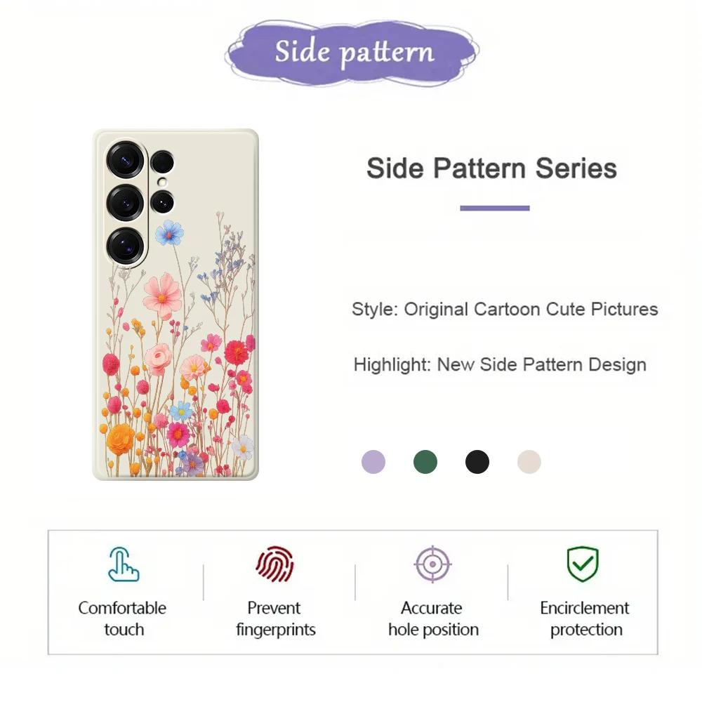 حافظة لهاتف سامسونج جالاكسي S25 S24 S23 S22 S21 S20 Ultra Plus S23 FE S21FE S20FE S10 Plus غطاء سيليكون