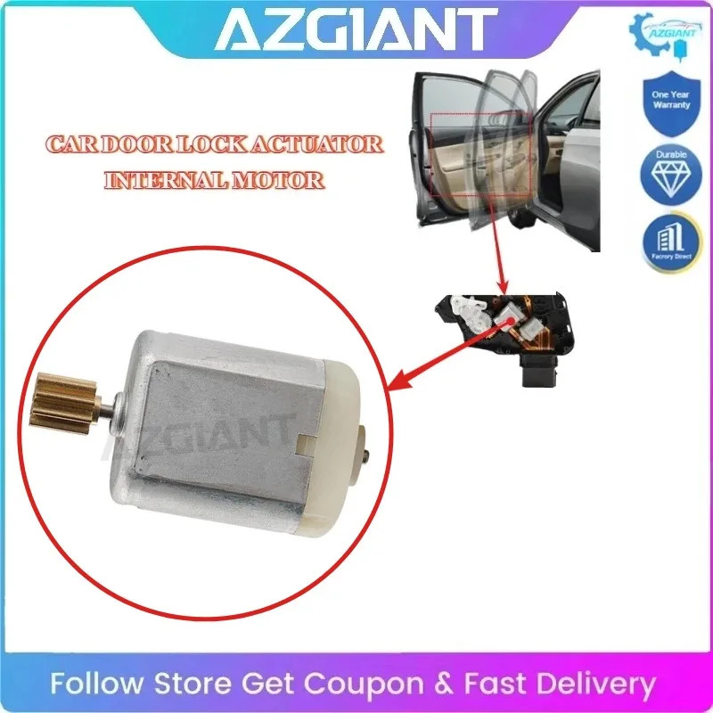 

AZGIANT High Power Car Side Rear Door Lock DC Motor Replacement FC-280 For 2006-2011 Peugeot Partner Car Accessory