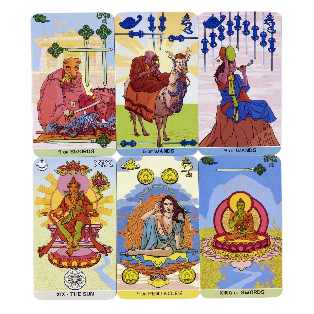 Siddhartha Tarot Cards A 78 Deck Oracle English Visions Divination Edition Borad Playing Games