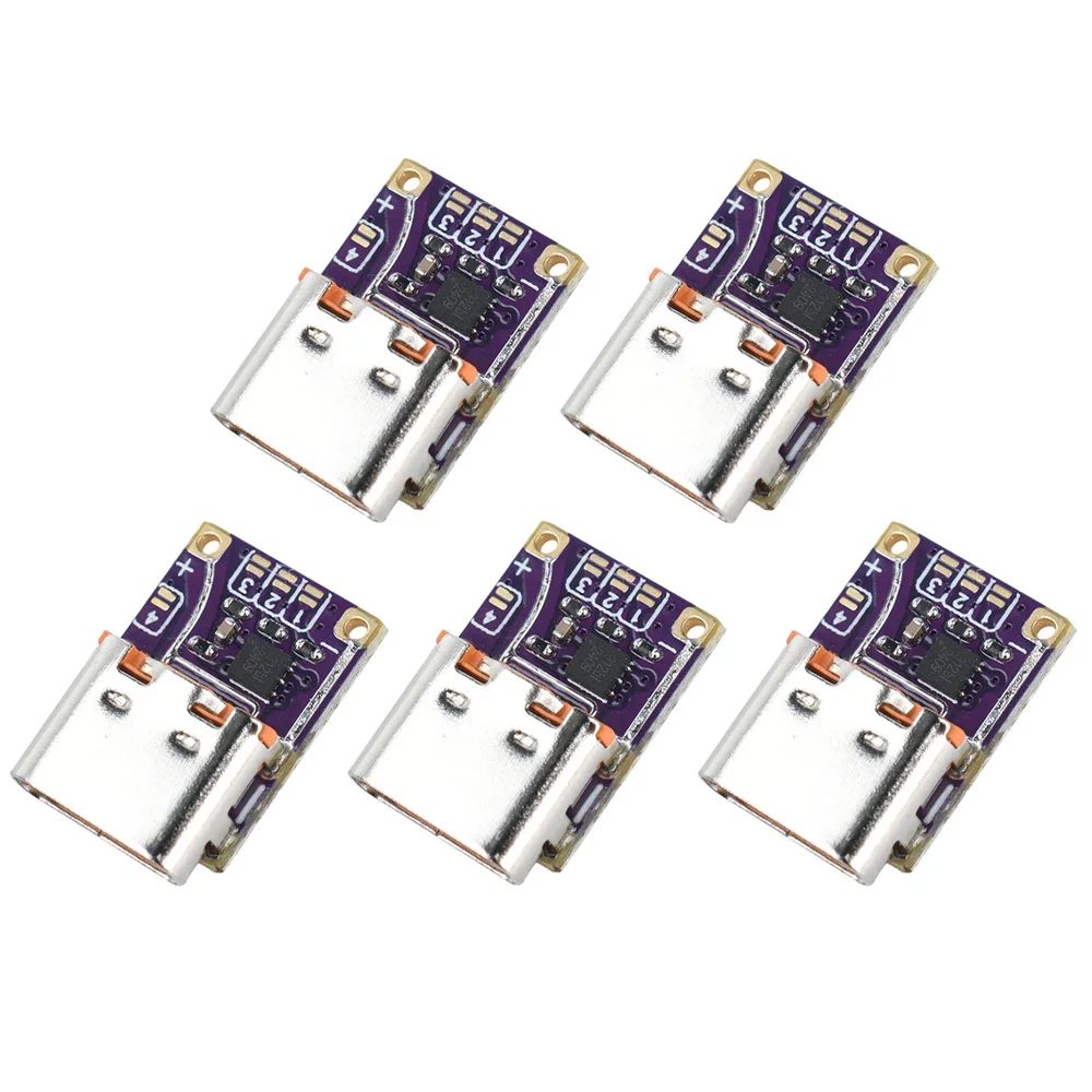 1/5 Stück Typ-C PD QC Decoy Schnelllademodul 5V/20V/28V/36V/48V Spannungs-Trigger DIY Powerbank-Lademodul für Elektronik