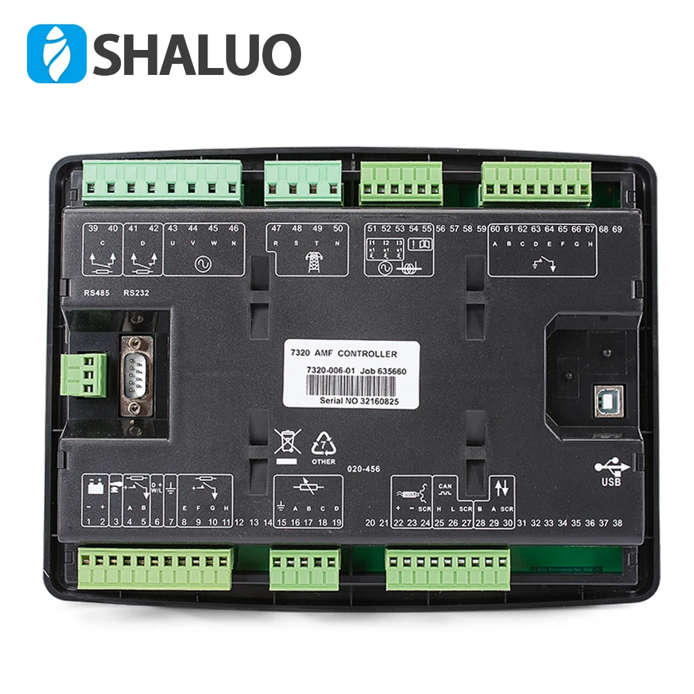 High Quality Replace DSE7320 MKII AMF Auto Start Stop Generator Controller 7320 Control Module Panel Alternator Genset Parts