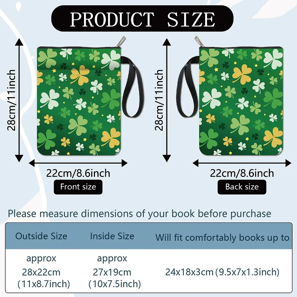 Cloth Book Cover Notebook Wraps Rectangle Clover 280x220mm