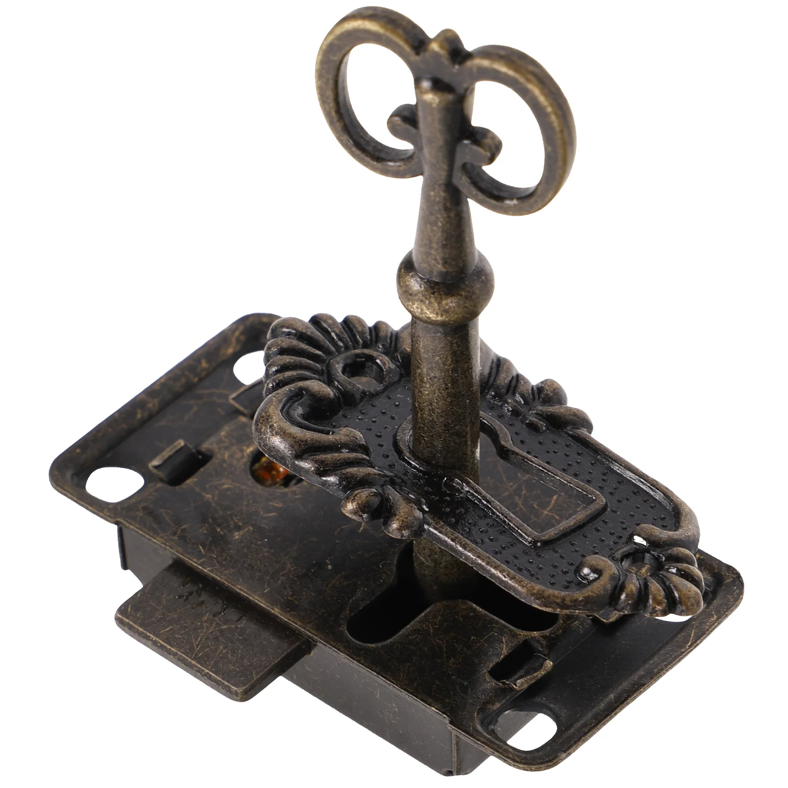 

3Pcs 53x26mm Zinc Iron Alloy Cabinet Locks With Key Hardware Furniture Lock for Drawers Cupboards Classic Key