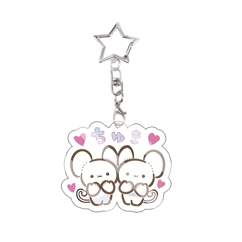 Snorlax Wigglytuff Eevee Acryl-Schlüsselanhänger Kawaii Pachirisu Trendiger Anhänger Taschendekoration Beliebte Modelle Kettenanhänger Geschenk – Detail 15