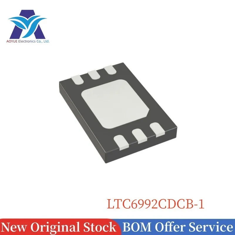 

10pcs/lot IN STOCK LTC6992CDCB-1 LTC6992IDCB-1 LTC6992HDCB-1 LDXC DFN6 TimerBlox:Voltage-Controlled Pulse Width Modulator (PWM)