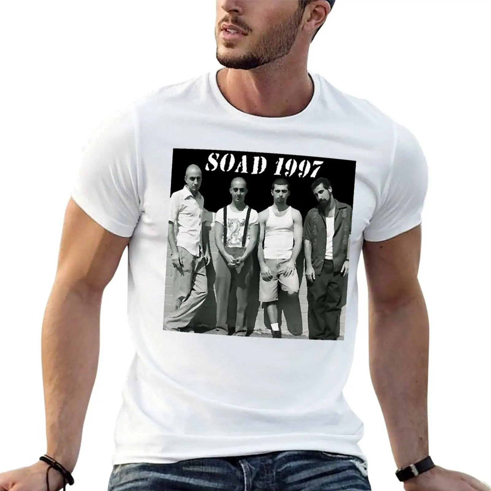 

pack tshirt for S.O.A.D T-Shirt in cotton anime 1997 man 100% t tshirt shirts white