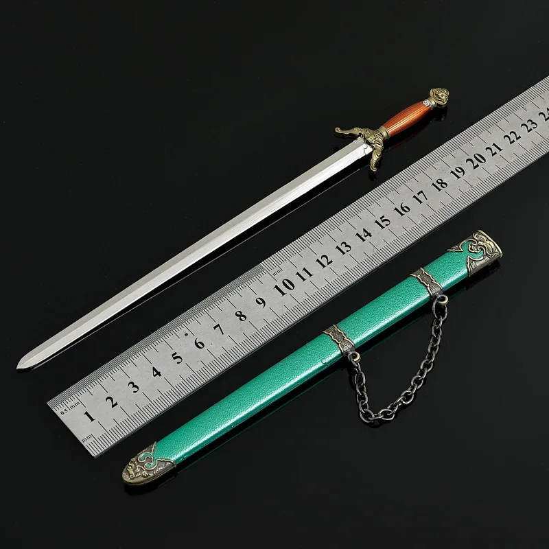 Espadas medievales de 22cm/8,66 pulgadas, un hombre llamado, periféricos de héroe, armas de utilería, modelo cosplay, regalos de vacaciones, juguetes, adornos deportivos, exhibición