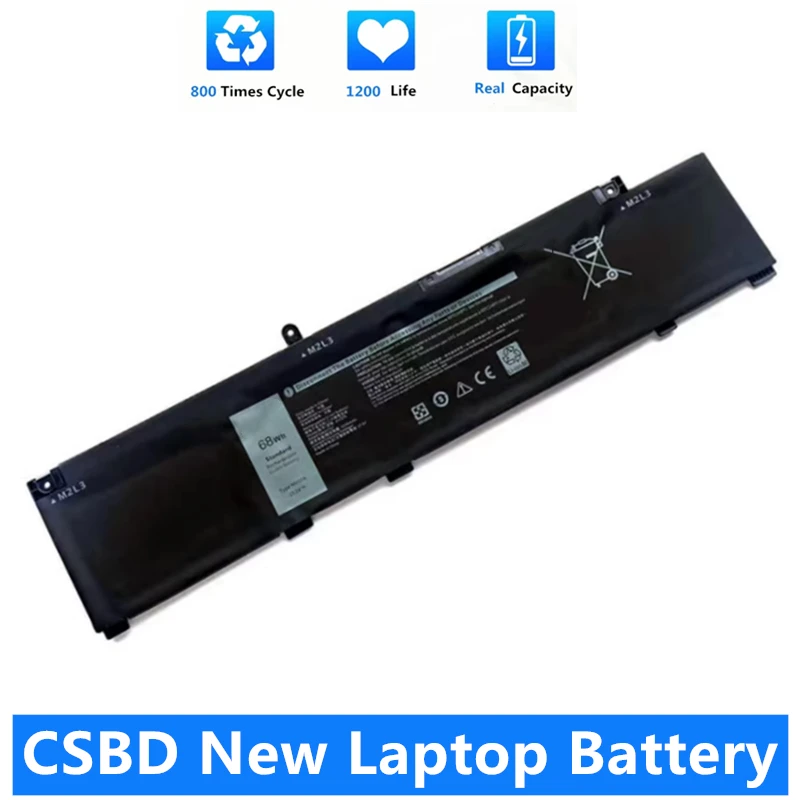 

CSBD New MV07R Laptop Battery For DELL G5-5000 5500 5590 5505 G7-7590 7790 battery W5W19 JJRRD 72WGV 0JJRRD