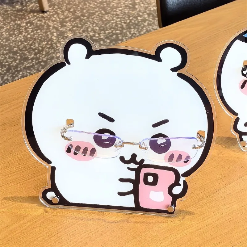 إطار نظارات كارتون تشيكاواس ويكي، حامل عرض عين Usagi، إطار زخرفي لسطح المكتب، أفضل هدية للأطفال #1