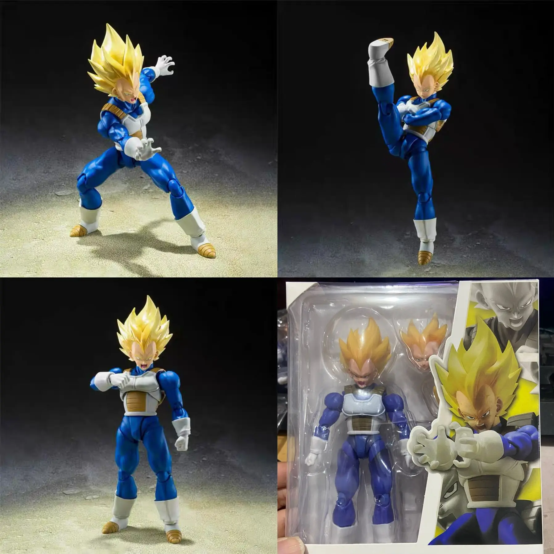 Dragon Ball Action Figure Super Saiyan 2 Gohan Goku Vegeta Trunks Modelo Articulado Decoração de Mesa Brinquedo Colecionável
