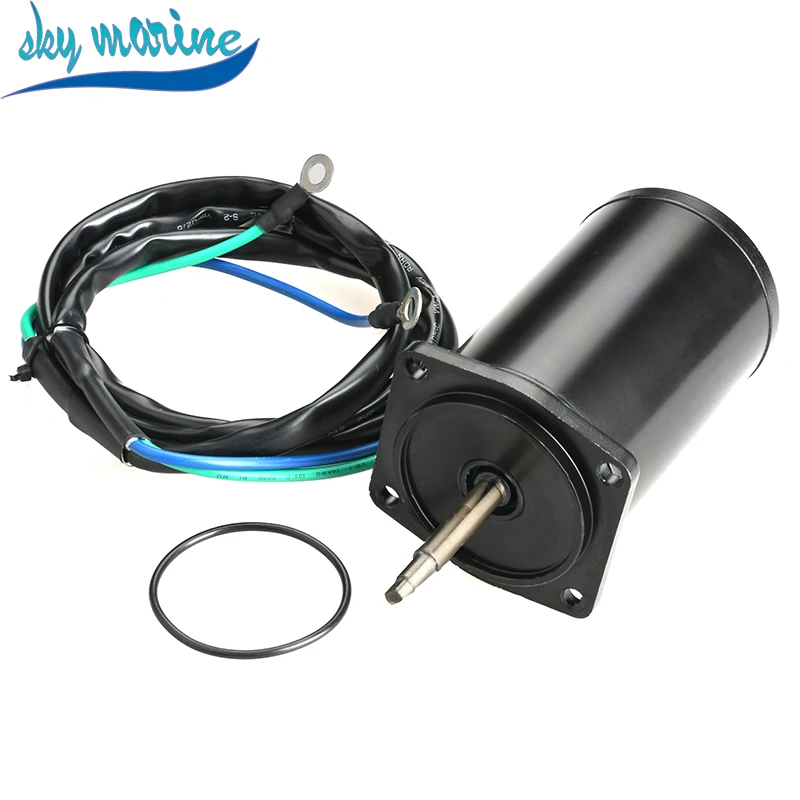 6H5-43880 Tilt Trim Motor For Yamaha Outboard Motor 2 Stroke 40HP 50HP 12V 2 Wire 4 Bolt Mount Lester 10836 6H5-43880-02