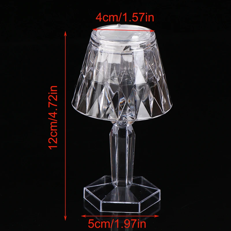 1Pc LED Crystal Desk Lamp Projetor Acrylic Diamond Table Lamp LED Night Lights Bedside Lighting Light Bedroom Decorations