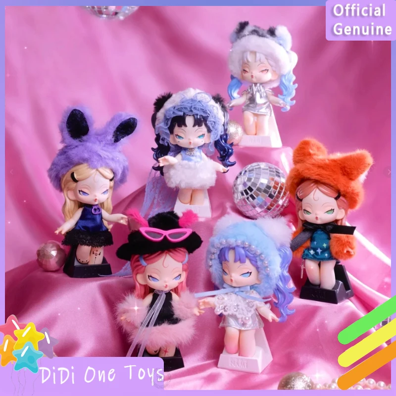 Caja ciega de la serie DODO NAMI Midnight Disco, colección de figuras colgantes bonitas, adorno de escritorio, regalo de tendencia a la moda para niña