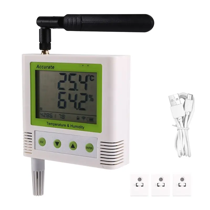 ABJN-Temperature Monitor Real-Time Detection Rechargeable Instrument For Agricultural Greenhouse Cold Chain Cold Storage