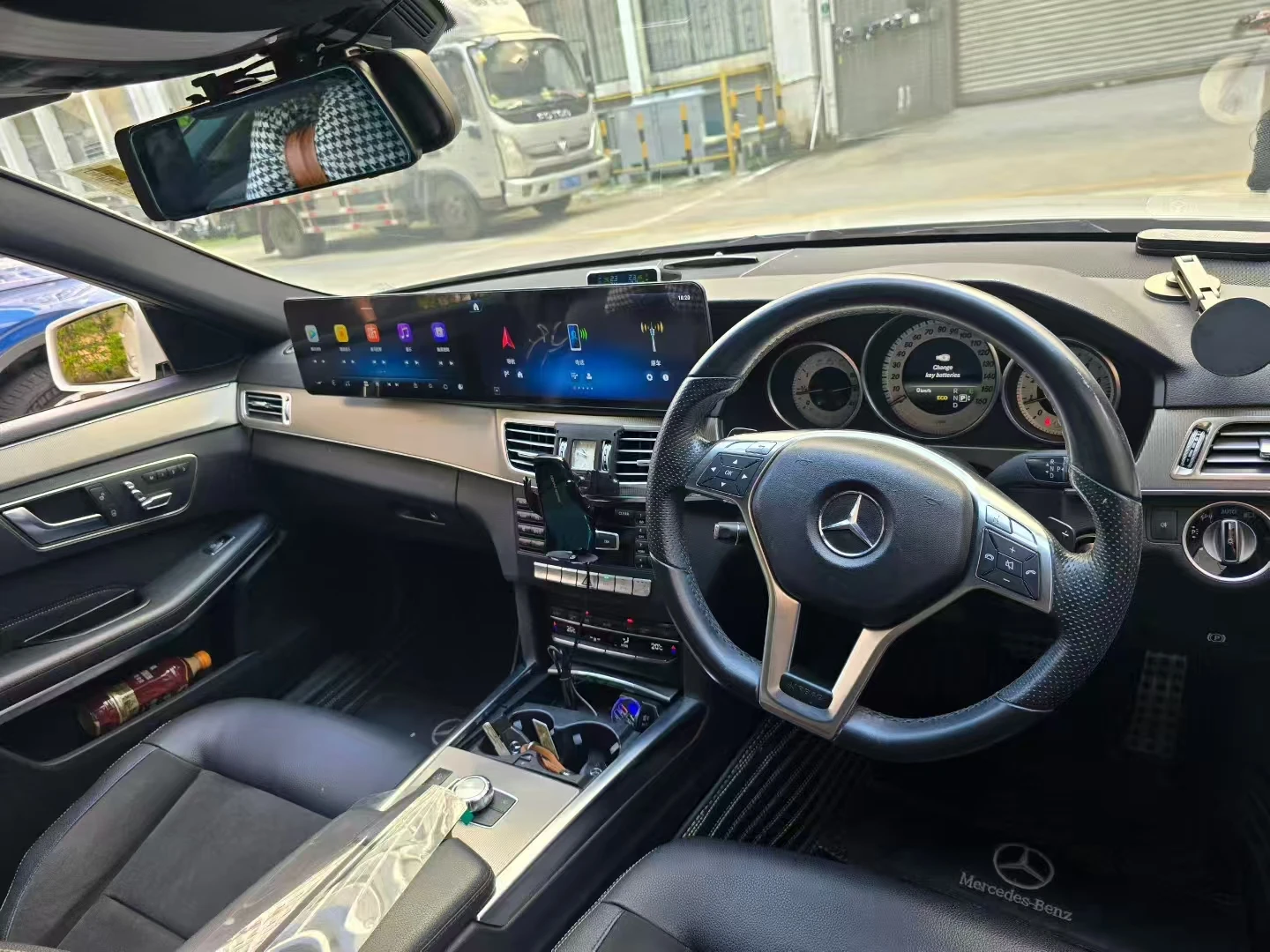 شاشة مزدوجة 25.6 بوصة أندرويد 13 لسيارة Mercedes Benz E W212 2009-2015 RHD LHD Qualcomm GPS والملاحة Carplay راديو السيارة شاشة تعمل باللمس #5