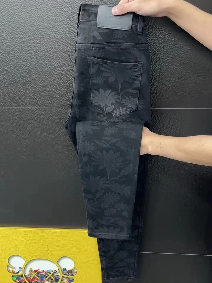 

New Spring Autumn Men's Fashionable Comfortable Business Casual Straight Leg Jeans Stylish Trendy Versatile mid Waist Fit