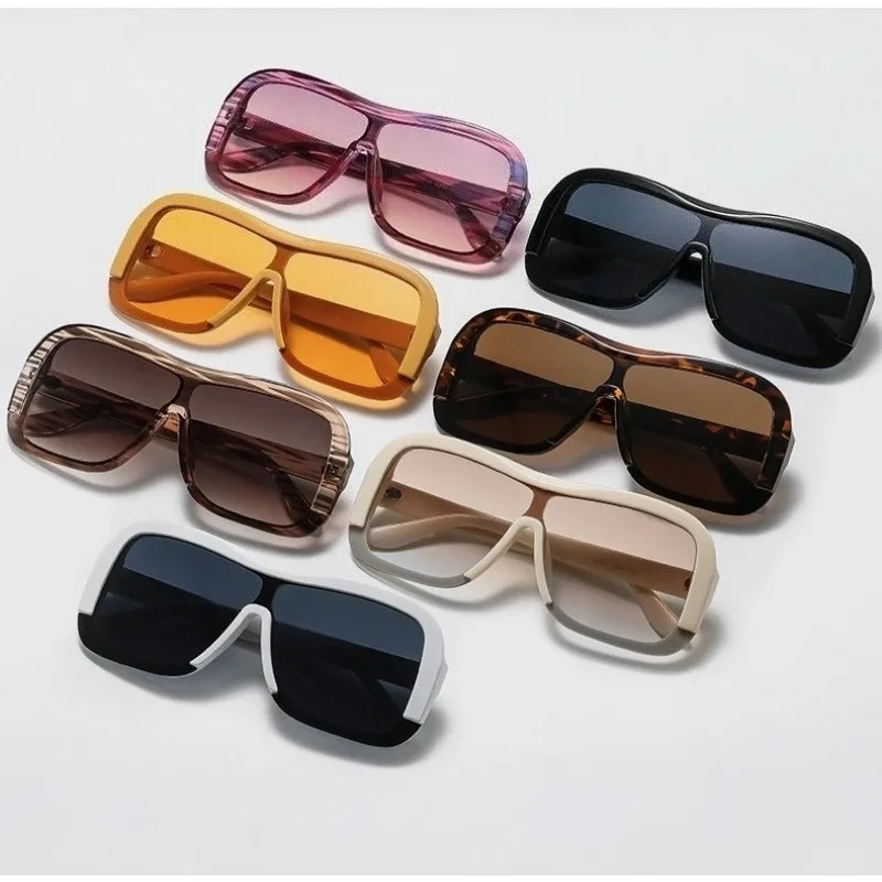 New Versatile Personalized Large Frame Alien UV400 Sunglasses Outdoor Driving High Definition Shade Sun Eyeglasses for Women Men