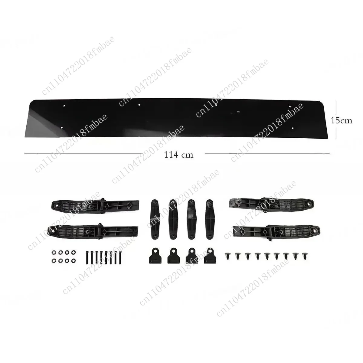 Universal silent roof spoiler wind guide wind noise reduction accessory
