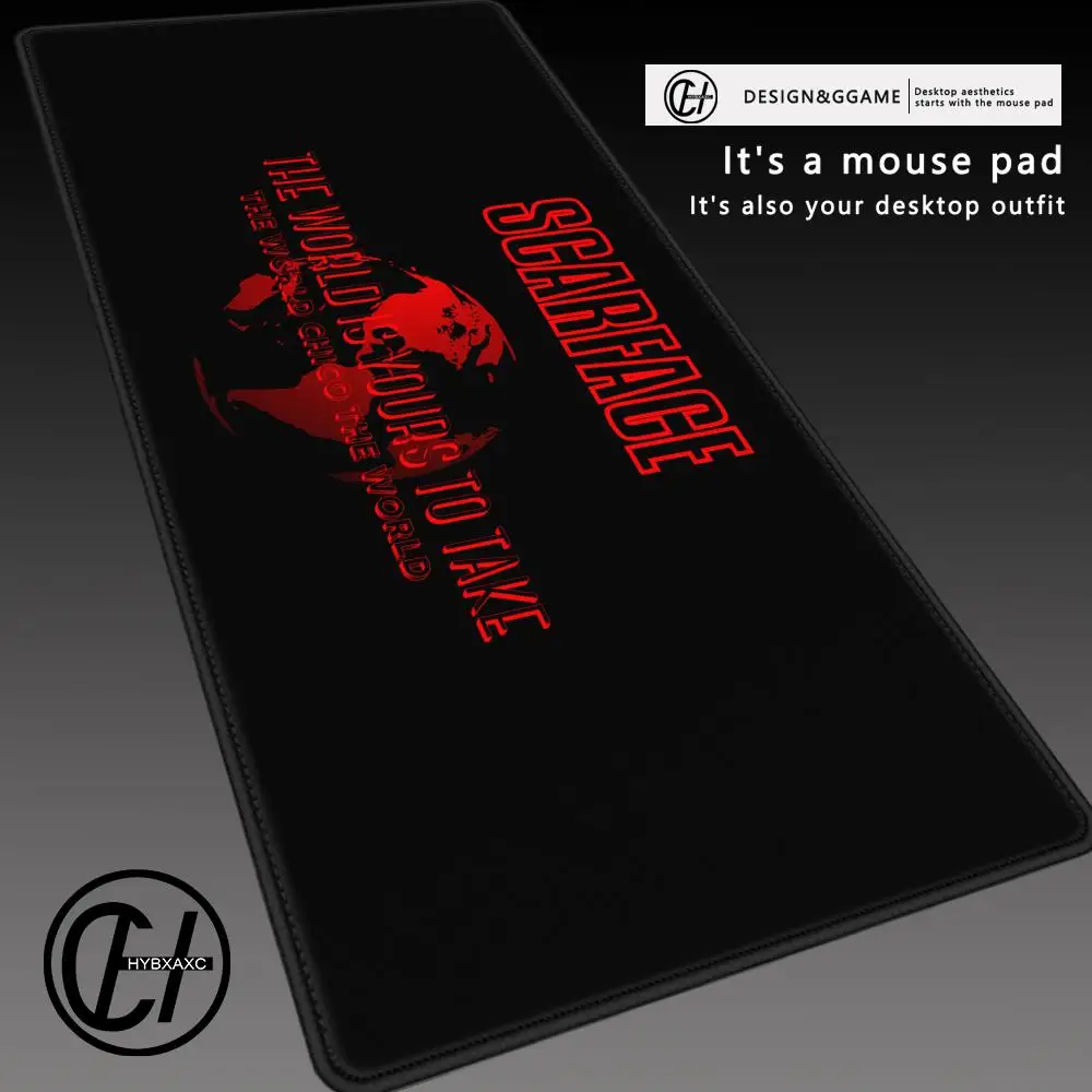 Movie T-Tony M-Montana S-Scarface Mouse Pad Non-Slip Thickened MousePad Large Writing Lockedge Gaming Cushion Office Student