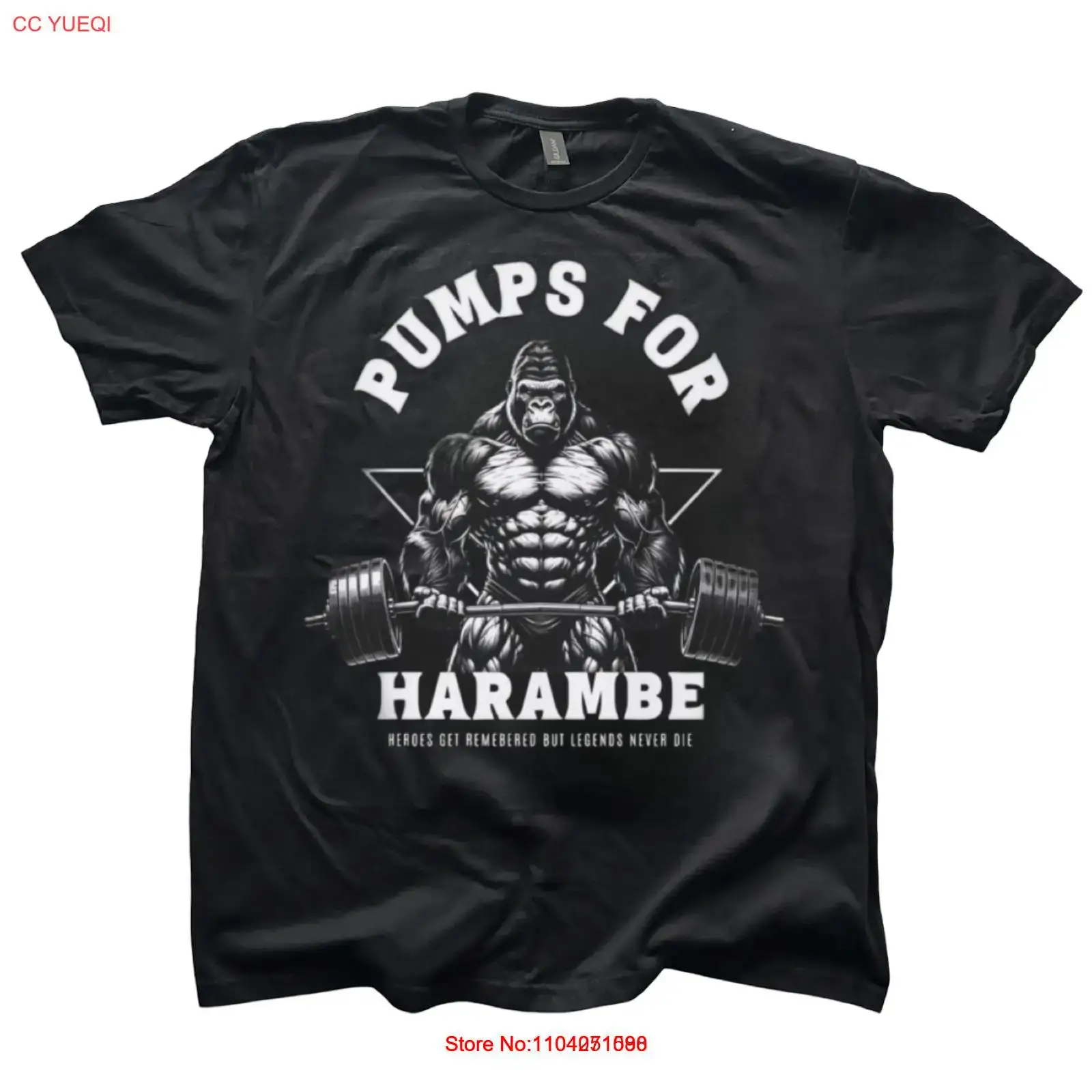 Pumps for Harambe Gym Shirt, Pump Cover Shirt, Y2K T Shirt Mens Sz S-3XL