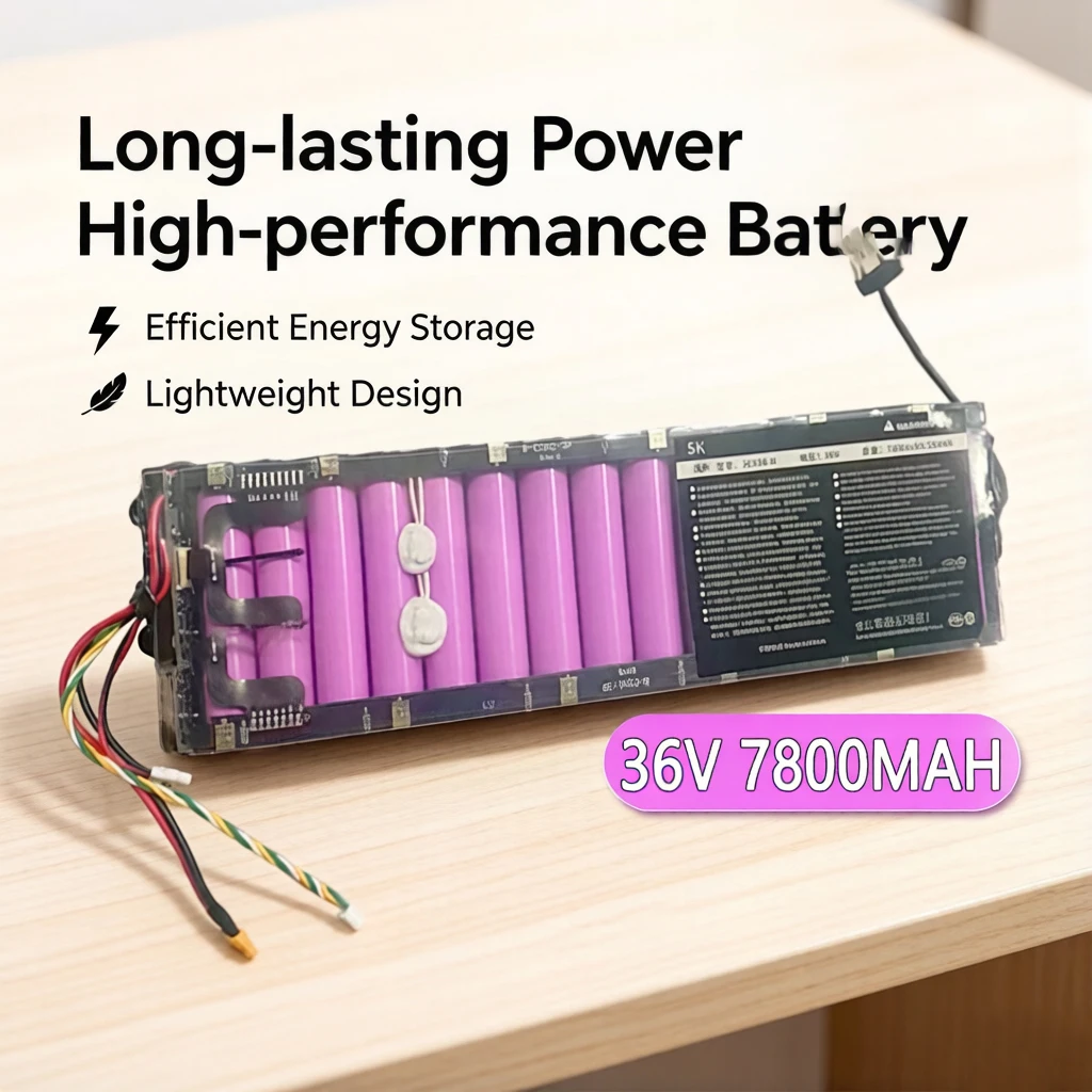Batterie Li-ion 36V 7800mAh longue durée 2026 pour Xiaomi M365 Pro - Qualité originale, fiable et haute efficacité