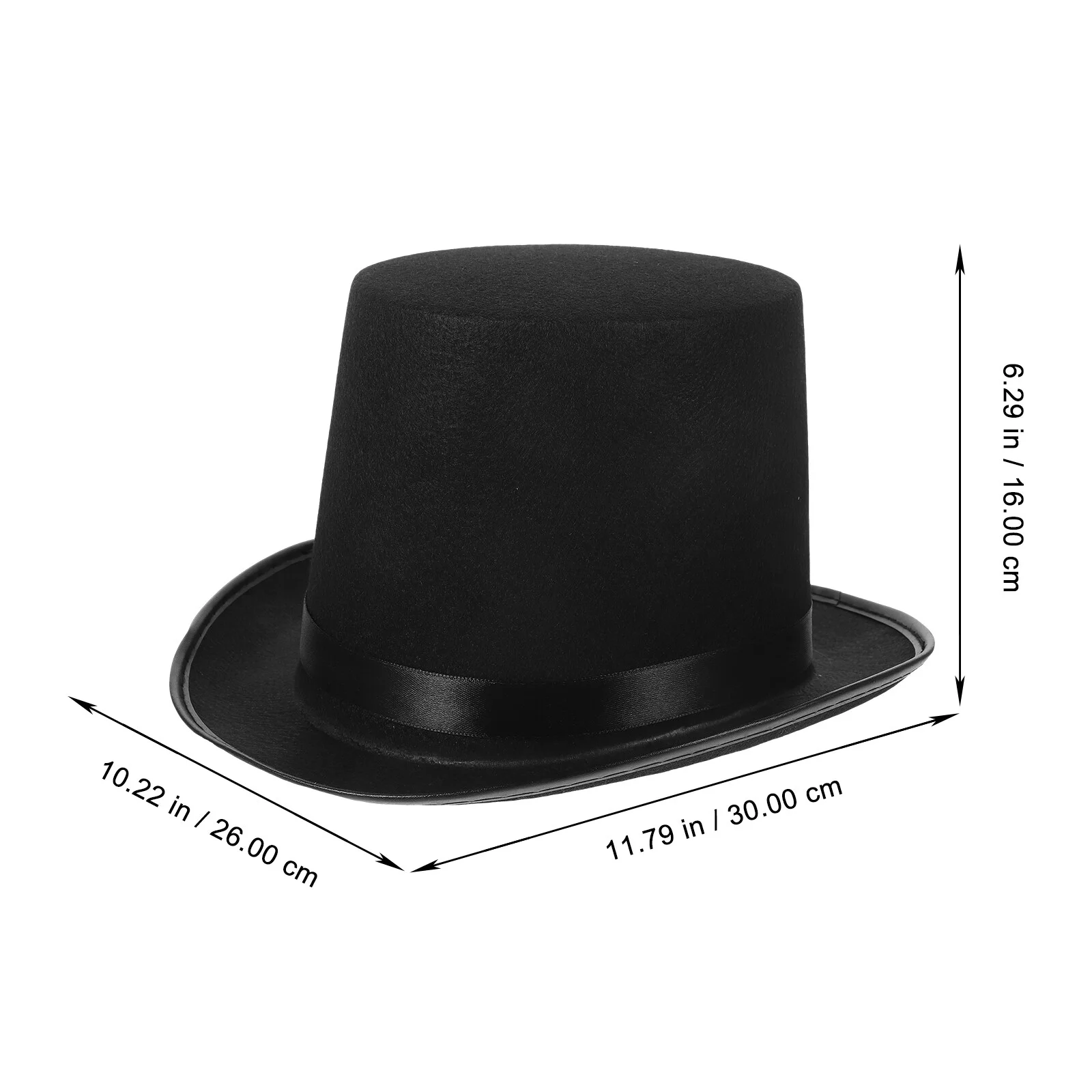 Unisex Bowler Hat Black Hat Bowler Top Hat Bombin Hat Costume Magician Performed Hat Stage Theater Costume Accessory