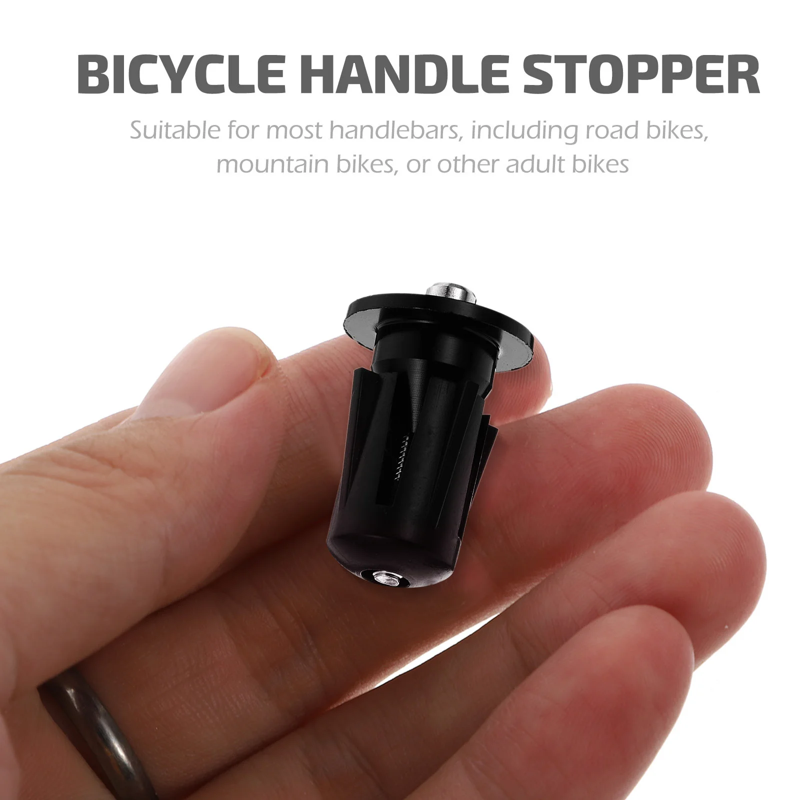 

4Pcs Bike Bar End Plugs Premium Material Tightly Mounted Handlebar Grip Stopper Road Mountain Cycling Supplies