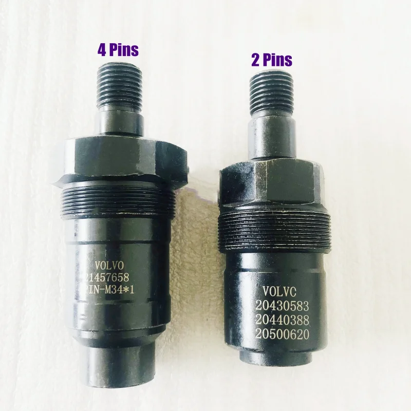 For Volvo 20430583 Common Rail Injector Adaptor Delphi Diesel Injector 2 pin 4 pin E1 E3 Opening Pressure Test Tool