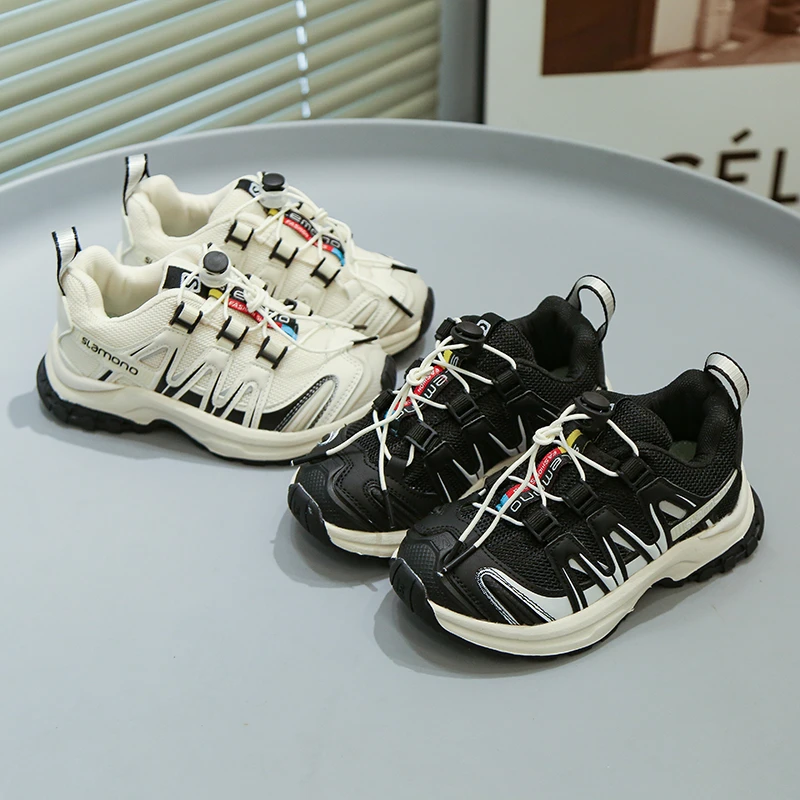 

Children New Boys Girls Hiking Non-slip Breathable Sneakers Spring Baby Toddler Kid's Soft Soled Mesh Light Sports Running Shoes