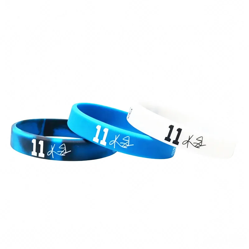 1PCS Silicone Bracelets Basketball Player Adult Kid Size Men's Wristband Rubber Elastic Fashion Outdoors Jewelry Birthday Gifts
