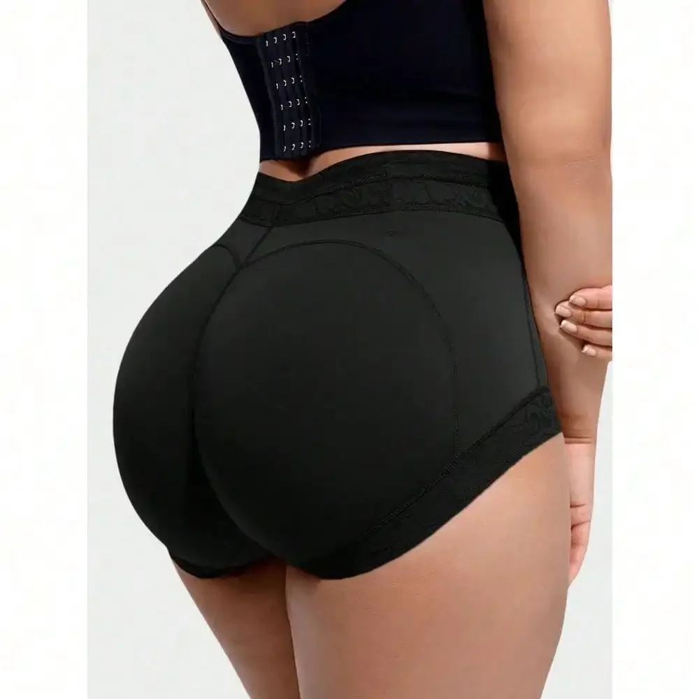 Pantalones de cintura alta para mujer, con control de abdomen y efecto lifting, con bragas moldeadoras de cintura para uso diario