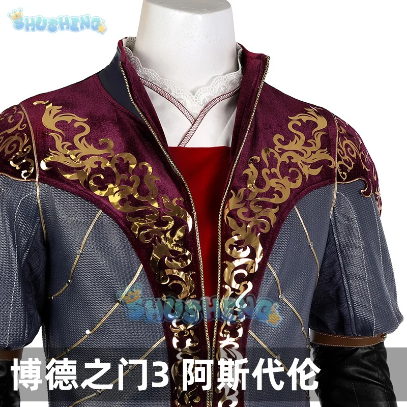 Game BG 3 Cosplay Astarion Cosplay Costume Disguise Baldur Outfit Halloween Comic Con Battle Suit Custom Size