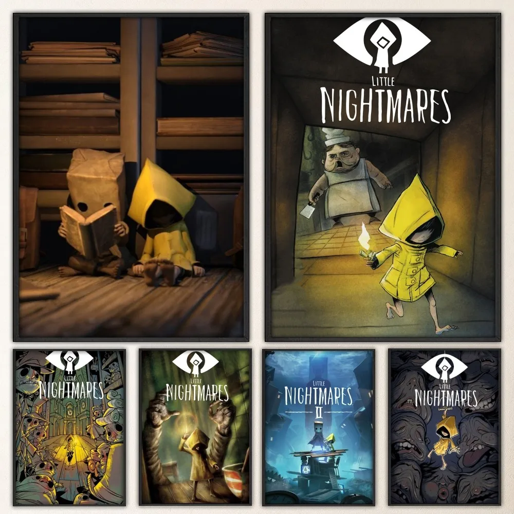 Csonka l-little nightmares   poszter Díszes poszter fali matrica számára Életszerű szoba sáv évjárat decorativa Festés Közép