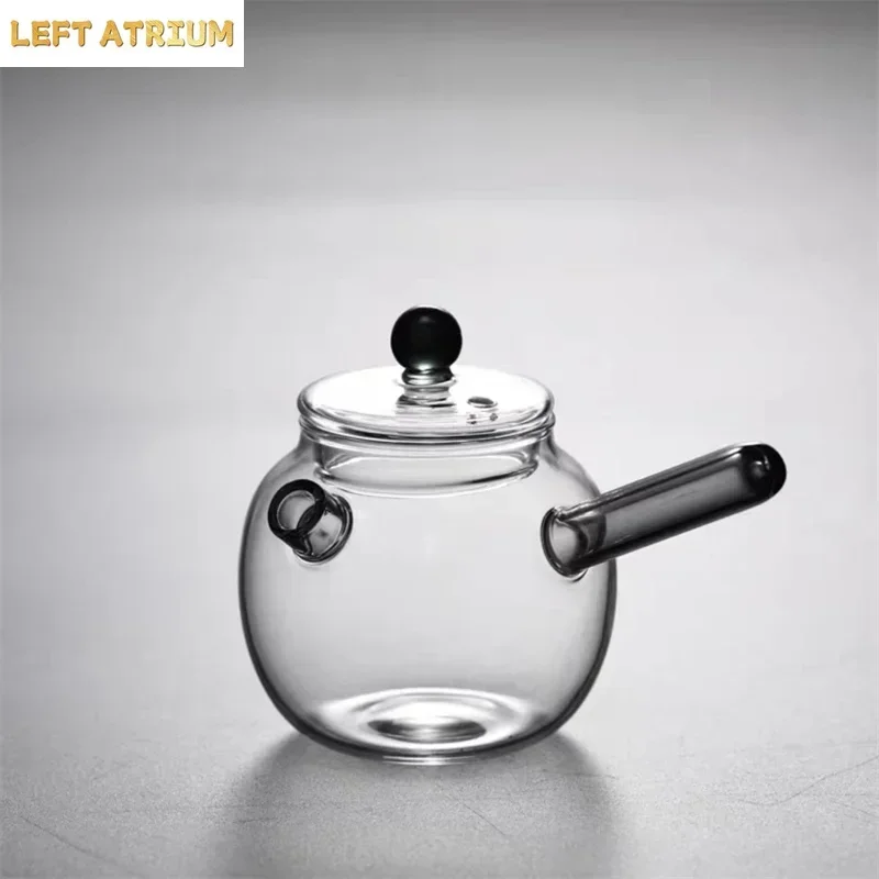 120ml Mini Kung Fu Small Glass Teapot With Filter Japanese Style Tea Maker Teaset One Person Drinking Tea Pot Household Teaware