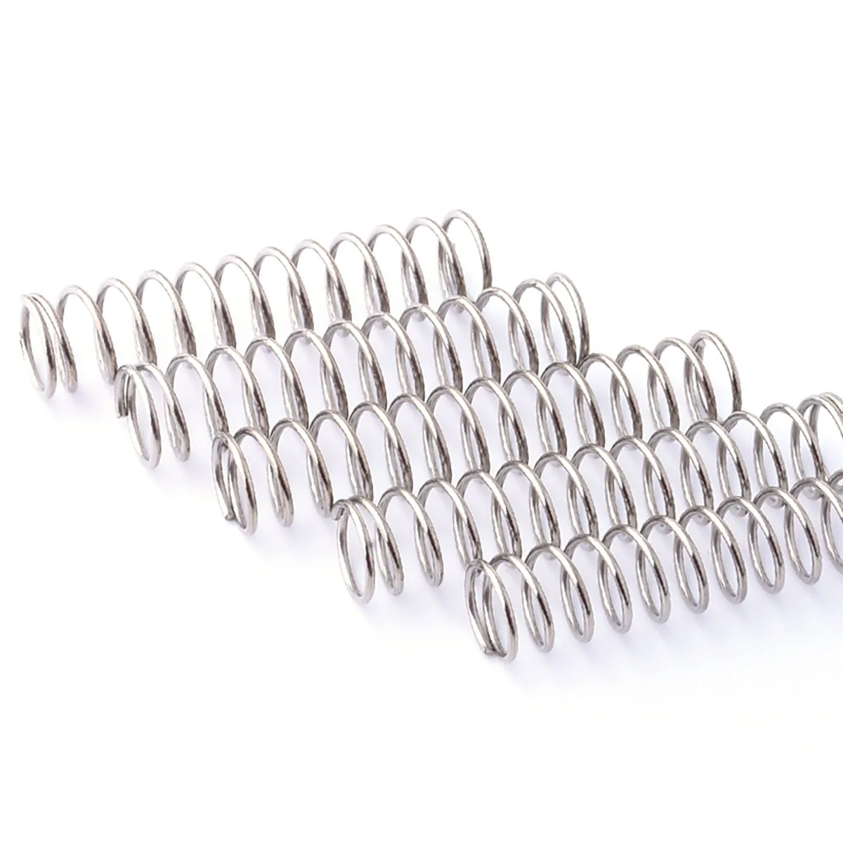 4 stuks 304 roestvrij staal drukveer WD 2 mm * OD 28 mm / 30 mm * lengte 10 mm-50 mm drukveer