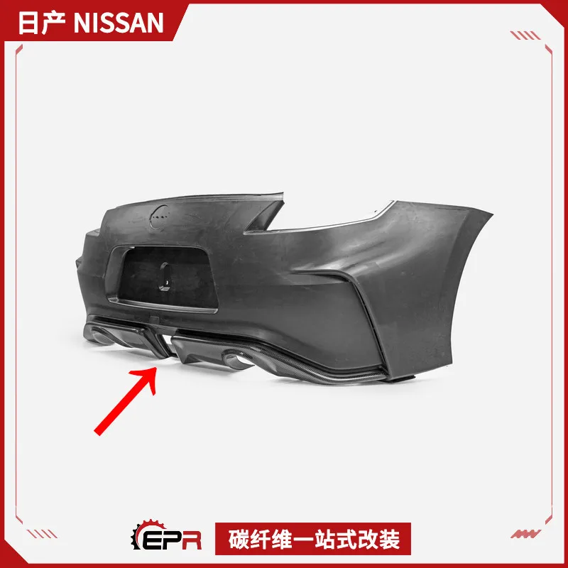 

SAAR, совместимый с Nissan 370Z Nismo, спойлер в стиле EPA из углеродного волокна, задняя хвостовая губа, неразрушающая модификация Adhesi