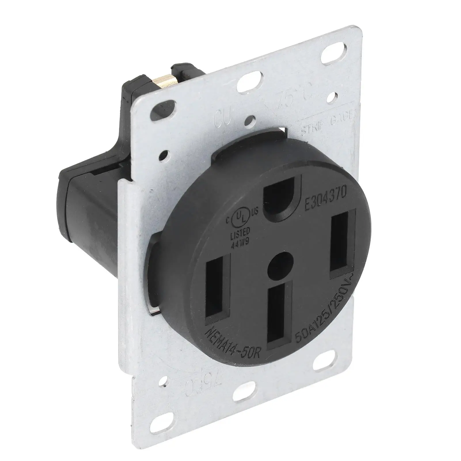 American Industrial Receptacle NEMA 14-50R 50A 125V/250V Power Outlet Wire Connector