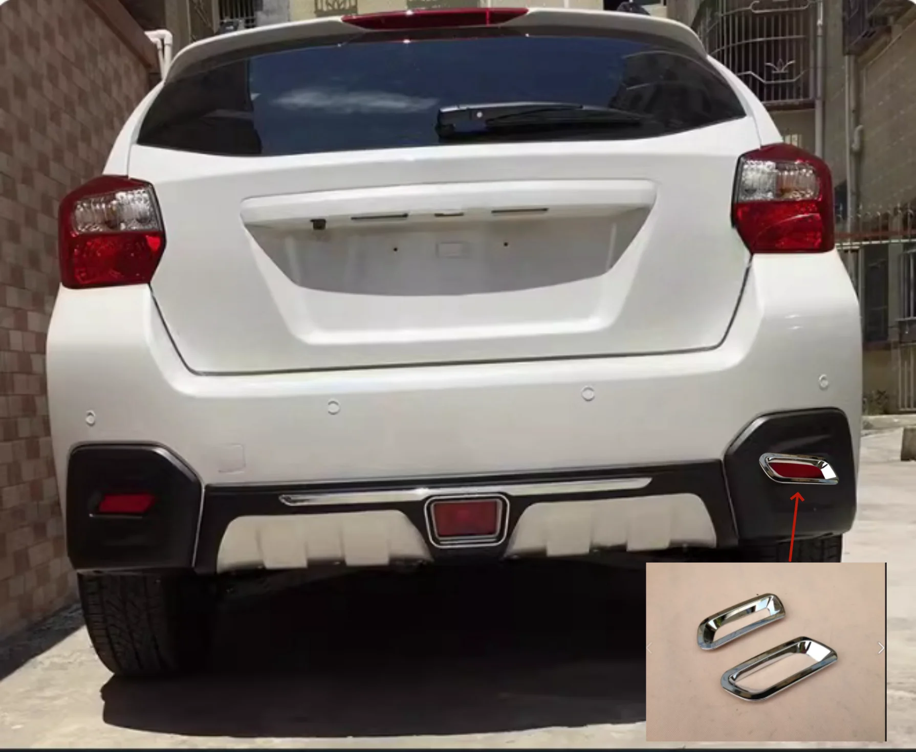

Suitable for Subaru XV 2012 2013 2014 2015 front fog lamp cover ABS decoration Auto Parts