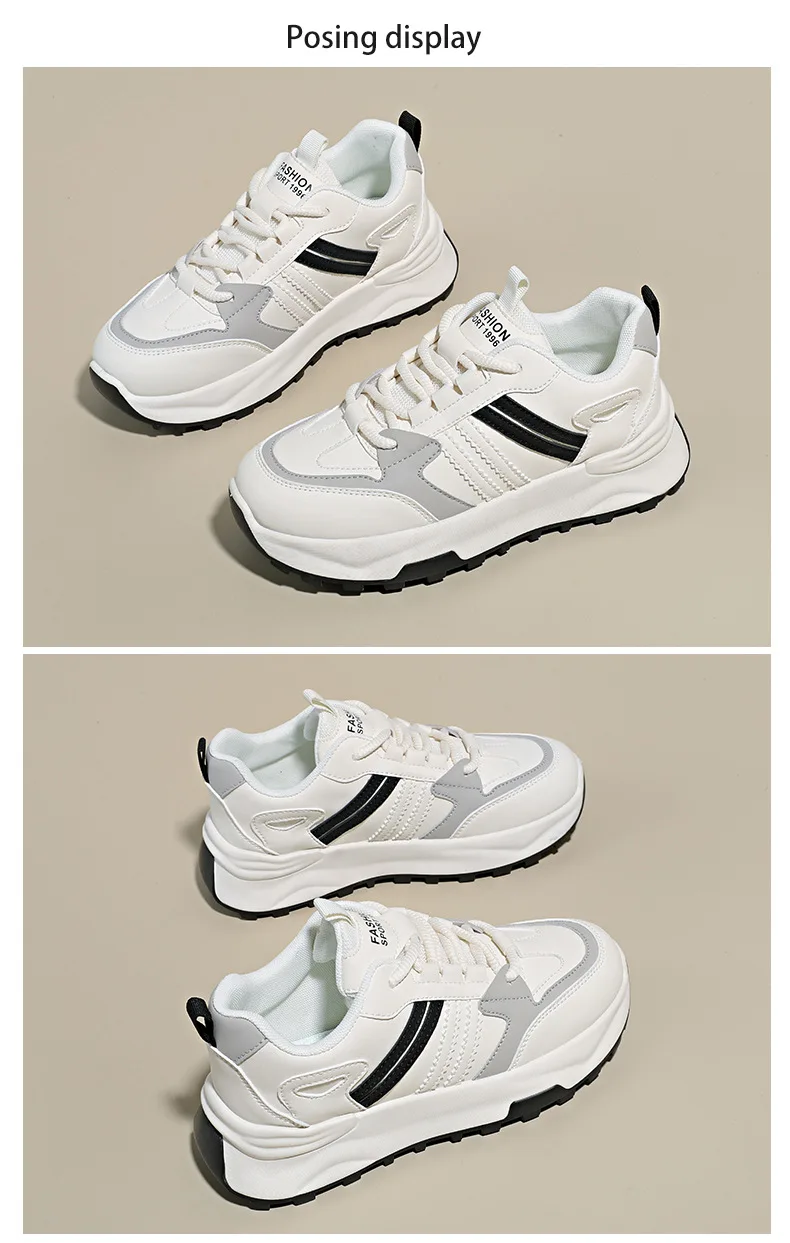 Leichte Damen-Laufschuhe, Frühlings-Neuheit, rutschfeste, weiche Sohle, Sportsneaker, bequeme, atmungsaktive Freizeitschuhe – Detail 27
