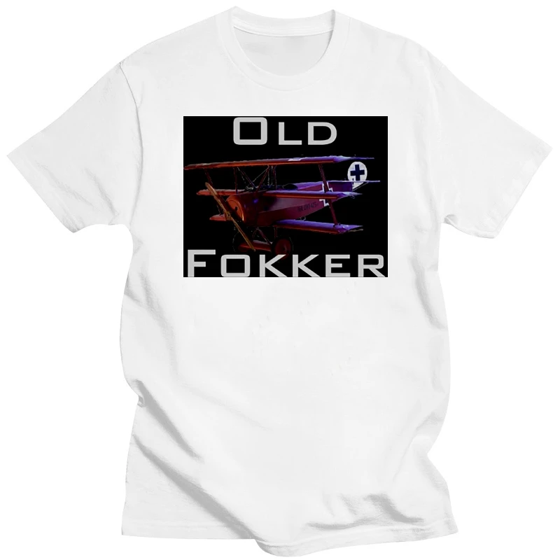 2019 Printed Men T Shirt Cotton Short Sleeve  Funny Old Fokker T-Shirt  Women tshirt